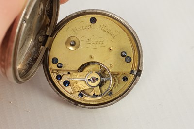Lot 1442 - J. JENKINSON, RETFORD. A SILVER PAIR CASED POCKET WATCH
