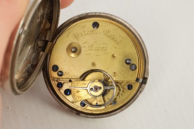 Lot 1442 - J. JENKINSON, RETFORD. A SILVER PAIR CASED POCKET WATCH