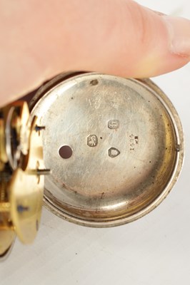 Lot 1442 - J. JENKINSON, RETFORD. A SILVER PAIR CASED POCKET WATCH