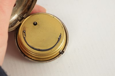 Lot 1442 - J. JENKINSON, RETFORD. A SILVER PAIR CASED POCKET WATCH