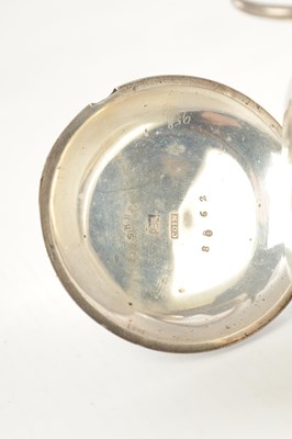 Lot 1429 - JOHN JOHNSON, LIVERPOOL. A SILVER CASED FUSEE POCKET WATCH