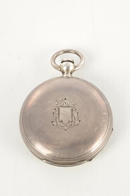 Lot 1429 - JOHN JOHNSON, LIVERPOOL. A SILVER CASED FUSEE POCKET WATCH