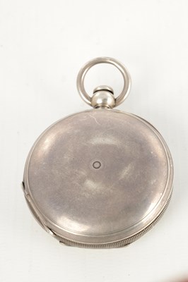 Lot 1429 - JOHN JOHNSON, LIVERPOOL. A SILVER CASED FUSEE POCKET WATCH