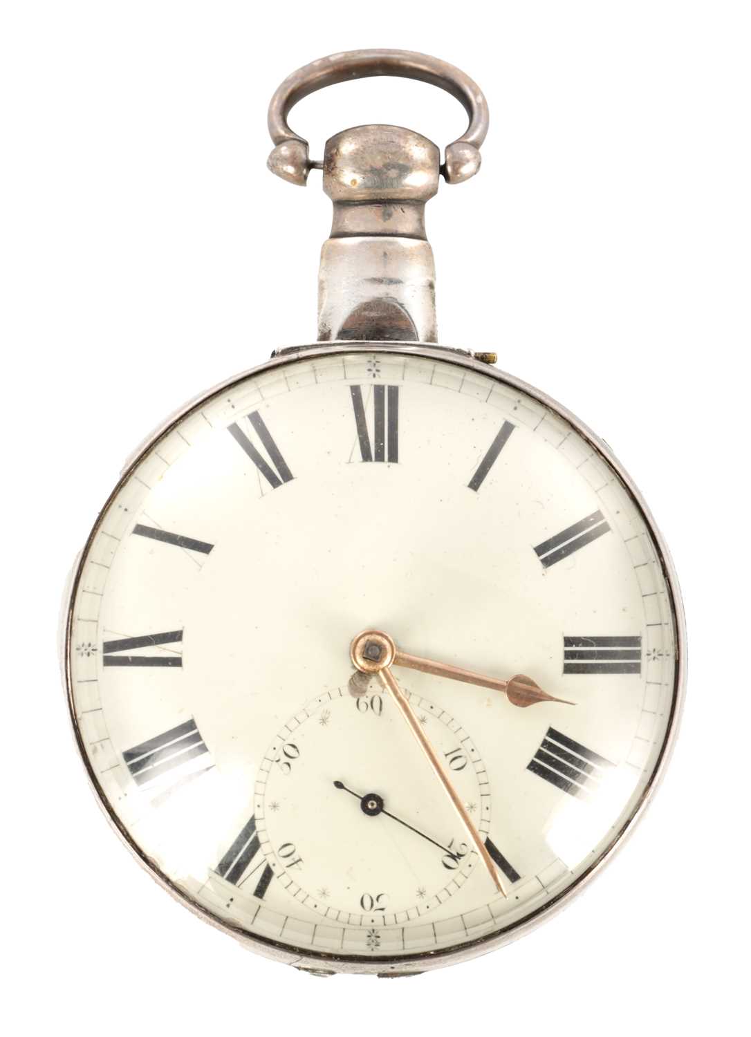 Lot 1392 - JOHN PENLINGTON, LIVERPOOL. A SILVER CASED FUSEE POCKET WATCH