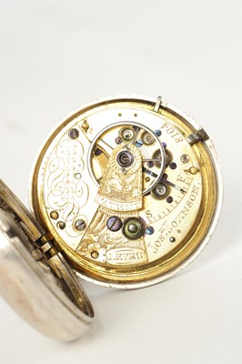 Lot 1430 - JOSEPH JOHNSON, LIVERPOOL. A SILVER PAIR CASED POCKET WATCH