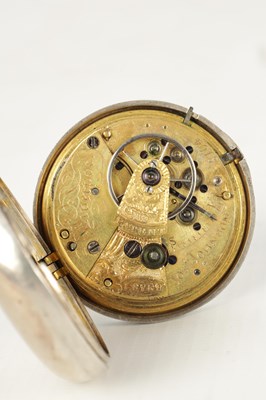 Lot 1430 - JOSEPH JOHNSON, LIVERPOOL. A SILVER PAIR CASED POCKET WATCH