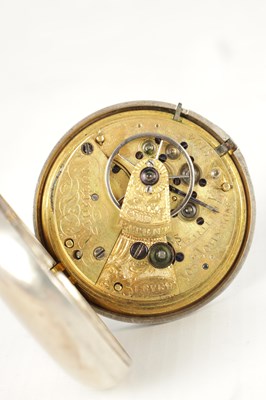 Lot 1430 - JOSEPH JOHNSON, LIVERPOOL. A SILVER PAIR CASED POCKET WATCH