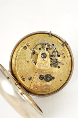 Lot 1430 - JOSEPH JOHNSON, LIVERPOOL. A SILVER PAIR CASED POCKET WATCH