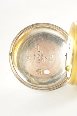 Lot 1430 - JOSEPH JOHNSON, LIVERPOOL. A SILVER PAIR CASED POCKET WATCH