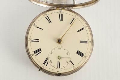 Lot 1430 - JOSEPH JOHNSON, LIVERPOOL. A SILVER PAIR CASED POCKET WATCH