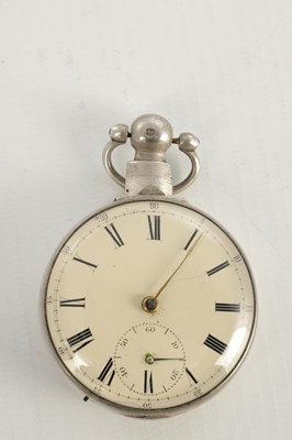Lot 1430 - JOSEPH JOHNSON, LIVERPOOL. A SILVER PAIR CASED POCKET WATCH
