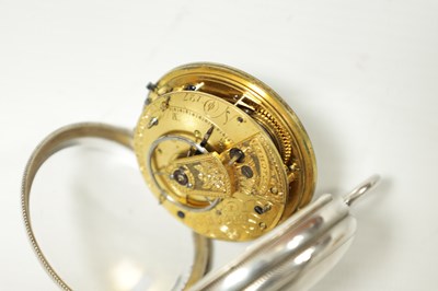 Lot 1417 - THOMAS DRUMMOND, LIVERPOOL. A SILVER CASED FUSEE POCKET WATCH
