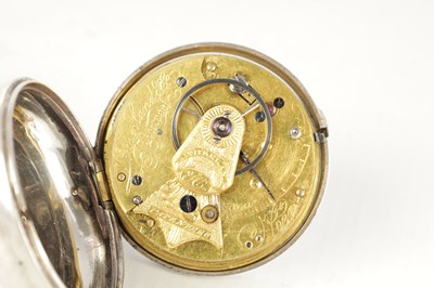 Lot 1432 - LITHERLAND & CO. LIVERPOOL. A SILVER PAIR CASED FUSEE POCKET WATCH