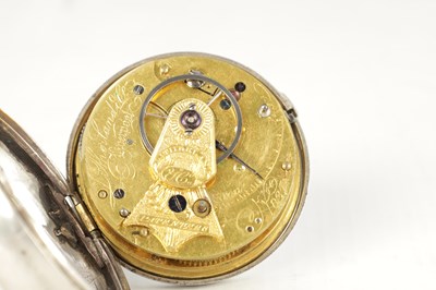 Lot 1432 - LITHERLAND & CO. LIVERPOOL. A SILVER PAIR CASED FUSEE POCKET WATCH