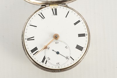 Lot 1432 - LITHERLAND & CO. LIVERPOOL. A SILVER PAIR CASED FUSEE POCKET WATCH