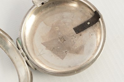 Lot 1432 - LITHERLAND & CO. LIVERPOOL. A SILVER PAIR CASED FUSEE POCKET WATCH