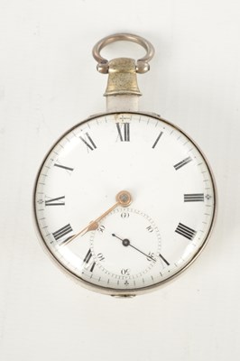 Lot 1432 - LITHERLAND & CO. LIVERPOOL. A SILVER PAIR CASED FUSEE POCKET WATCH