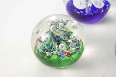 Lot 21 - A COLLECTION OF FIFTEEN GLASS PAPERWEIGHTS SOME STAMPED CAITHNESS SCOTLAND