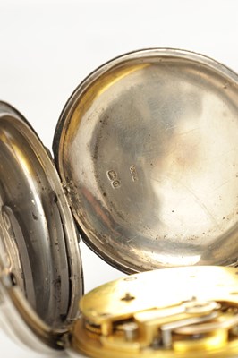 Lot 1431 - CHARLES JOHN COPE, LONDON. A SILVER CASED FUSEE POCKET WATCH
