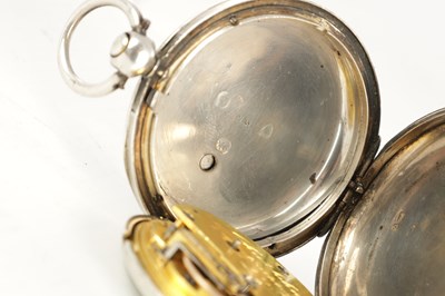 Lot 1431 - CHARLES JOHN COPE, LONDON. A SILVER CASED FUSEE POCKET WATCH