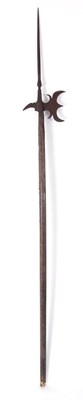 Lot 221 - A LATE 16th/ EARLY 17th CENTURY GERMAN HALBERD...