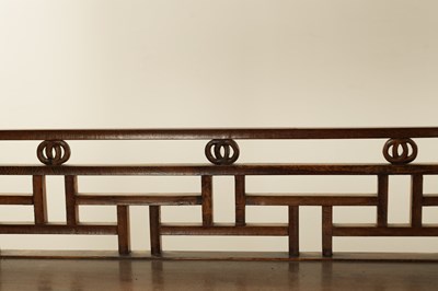 Lot 320 - A PAIR OF CHINESE HARDWOOD DISPLAY CABINETS
