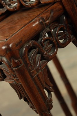 Lot 332 - A GOOD SET OF FOUR 19TH CENTURY CHINESE NEST OF TABLES