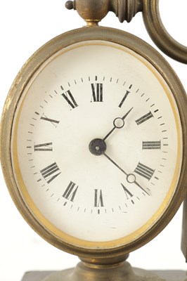 Lot 1701 - A LATE 19TH CENTURY FRENCH DESK CLOCK COMPENDIUM