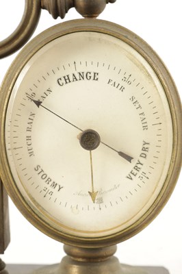 Lot 1701 - A LATE 19TH CENTURY FRENCH DESK CLOCK COMPENDIUM