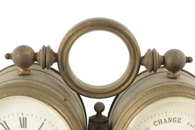 Lot 1701 - A LATE 19TH CENTURY FRENCH DESK CLOCK COMPENDIUM