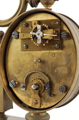 Lot 1701 - A LATE 19TH CENTURY FRENCH DESK CLOCK COMPENDIUM