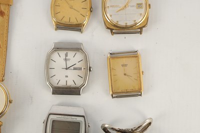 Lot 1459 - A LARGE COLLECTION OF 19 VINTAGE WRISTWATCHES