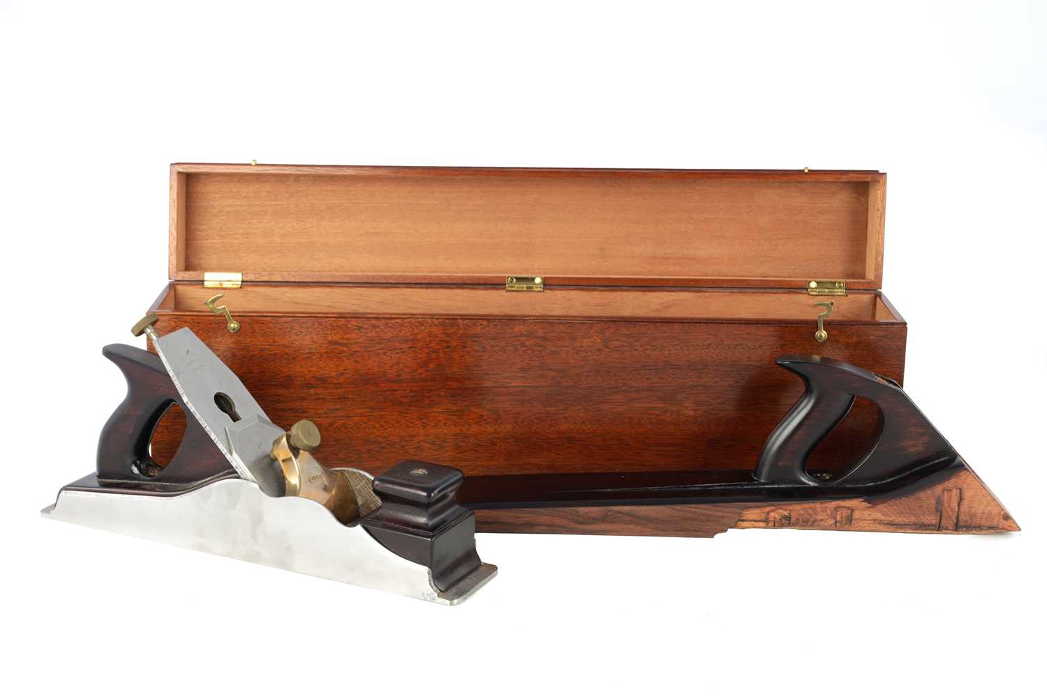 Lot 934 - A GOOD 19TH CENTURY WOOD PLANE BY NORRIS LONDON