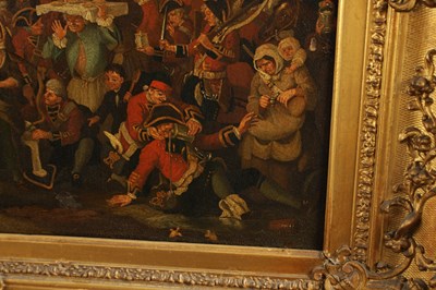 Lot 1060 - A LATE 19TH CENTURY OIL ON COPPER