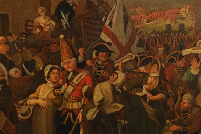 Lot 1060 - A LATE 19TH CENTURY OIL ON COPPER