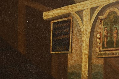 Lot 1060 - A LATE 19TH CENTURY OIL ON COPPER