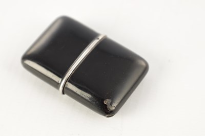 Lot 1427 - AN EARLY 20TH CENTURY SWISS MOVADO ERMETO SILVER ENAMEL TRAVEL WATCH