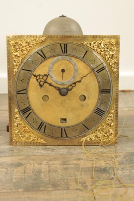 Lot 1549 - A LATE 17TH CENTURY EBONISED 10” EIGHT DAY LONGCASE CLOCK SIGNED NATHANIEL HODGES, LONDINI