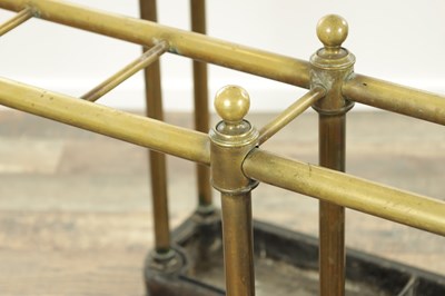 Lot 1744 - A LARGE PAIR OF 19TH CENTURY COUNTRY HOUSE STICK STANDS