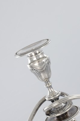 Lot 207 - TIFFANY & CO SOLID SILVER THREE-BRANCH CANDELABRA