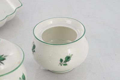 Lot 76 - AN AUGARTEN AUSTRIAN PORCELAIN INKWELL