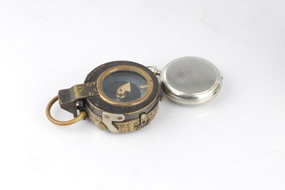 Lot 1003 - TWO WW1 MILITARY POCKET COMPASSES