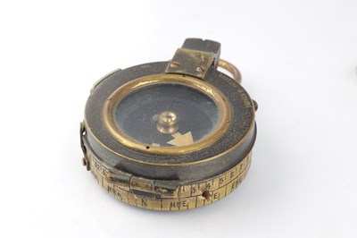 Lot 1003 - TWO WW1 MILITARY POCKET COMPASSES
