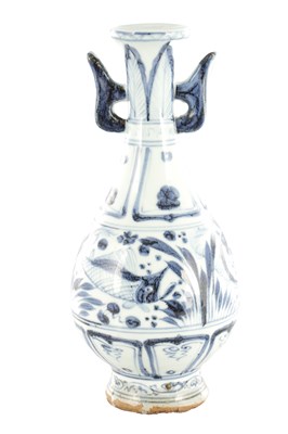 Lot 404 - A CHINESE BLUE AND WHITE VASE POSSIBLY MING DYNASTY YUAN PERIOD