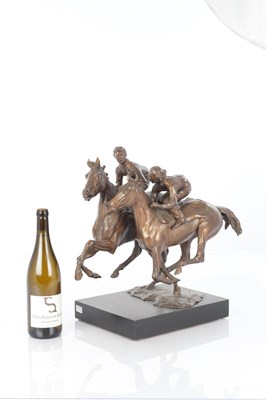 Lot 926 - BERNARD WINSKILL (d. 1980) A LARGE PATINATED BRONZE SCULPTURE