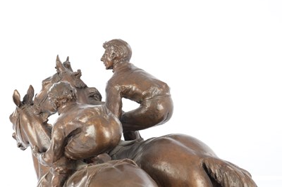 Lot 926 - BERNARD WINSKILL (d. 1980) A LARGE PATINATED BRONZE SCULPTURE
