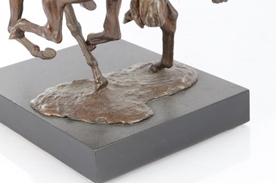 Lot 926 - BERNARD WINSKILL (d. 1980) A LARGE PATINATED BRONZE SCULPTURE