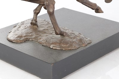 Lot 926 - BERNARD WINSKILL (d. 1980) A LARGE PATINATED BRONZE SCULPTURE