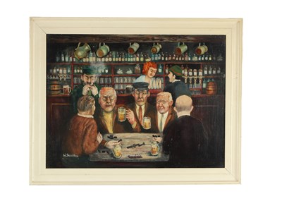 Lot 1180 - WALTER E. SHIMLES. (BRITISH 1908-1983) OIL ON BOARD