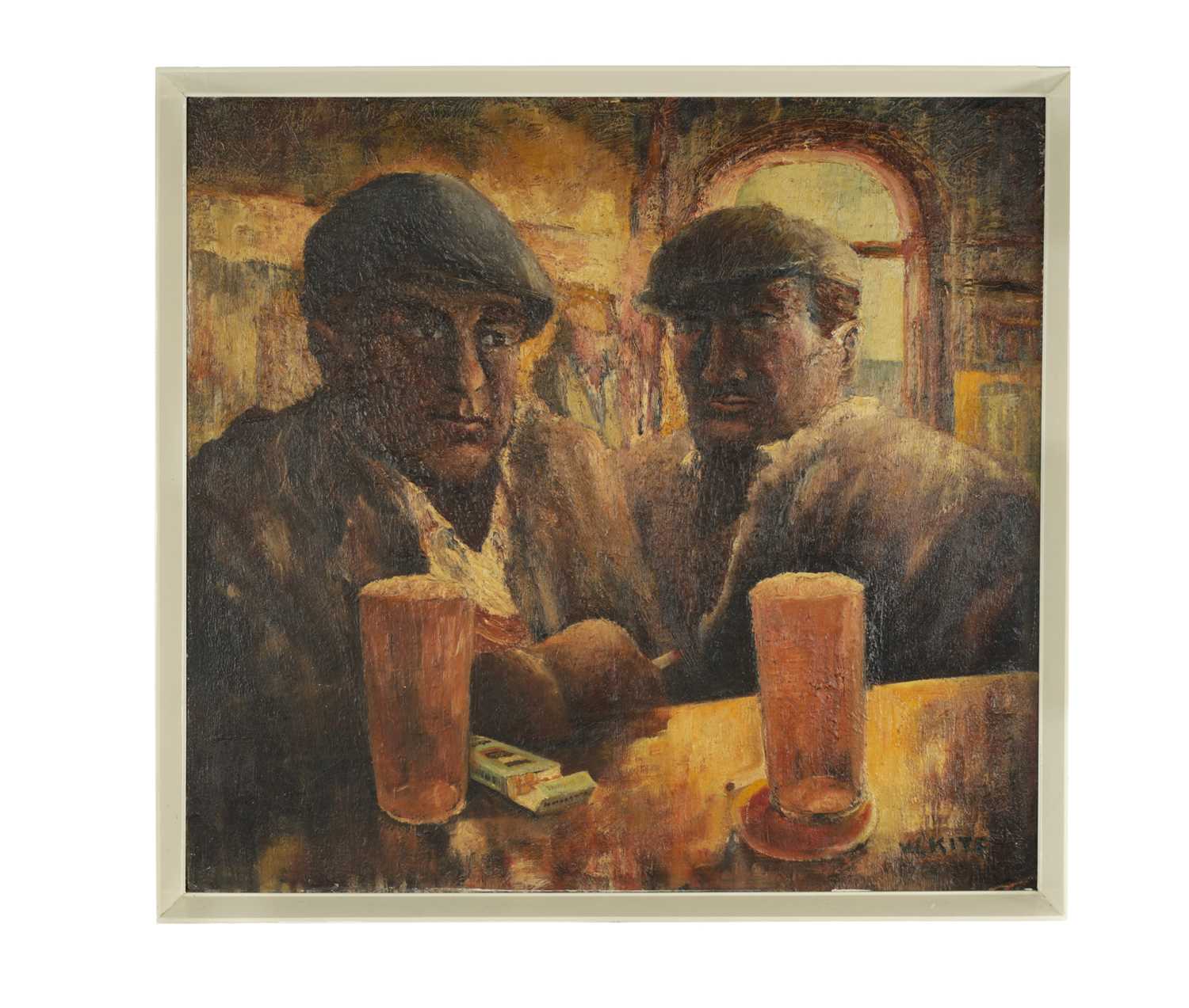 Lot 1156 - W.F. KITE (BRITISH b.1929) OIL ON BOARD